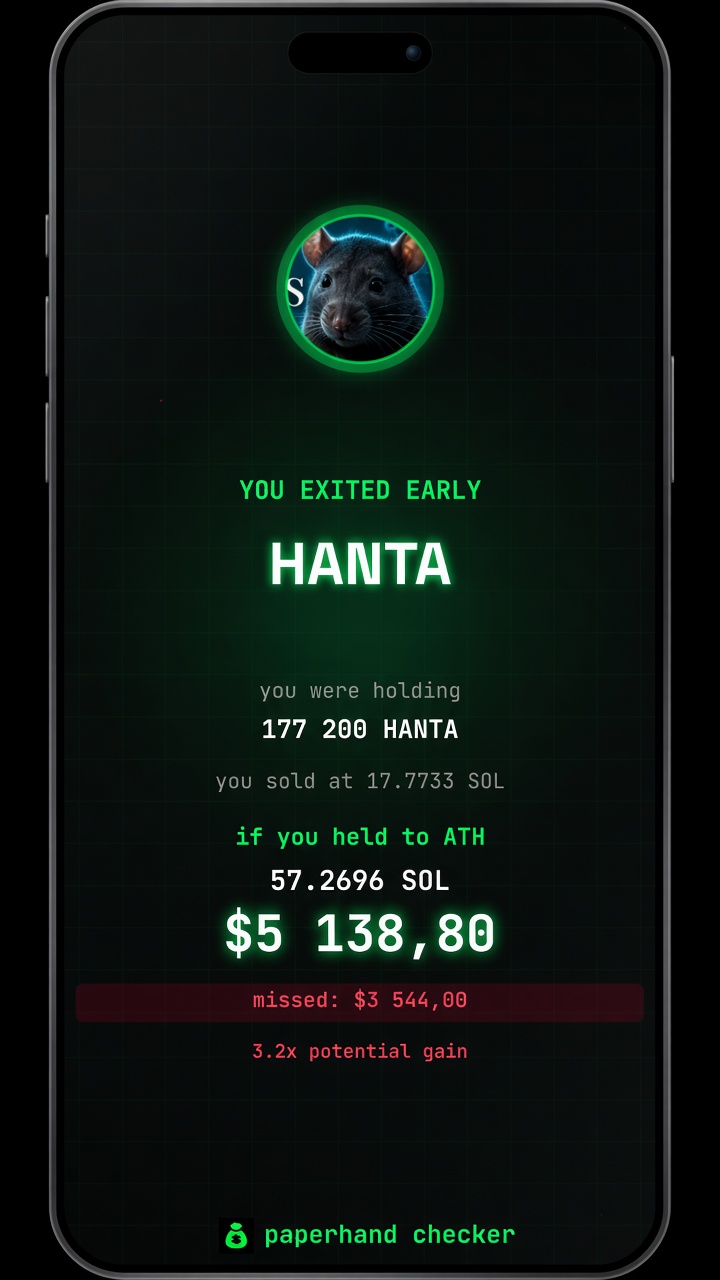 Portfolio analysis app preview on phone