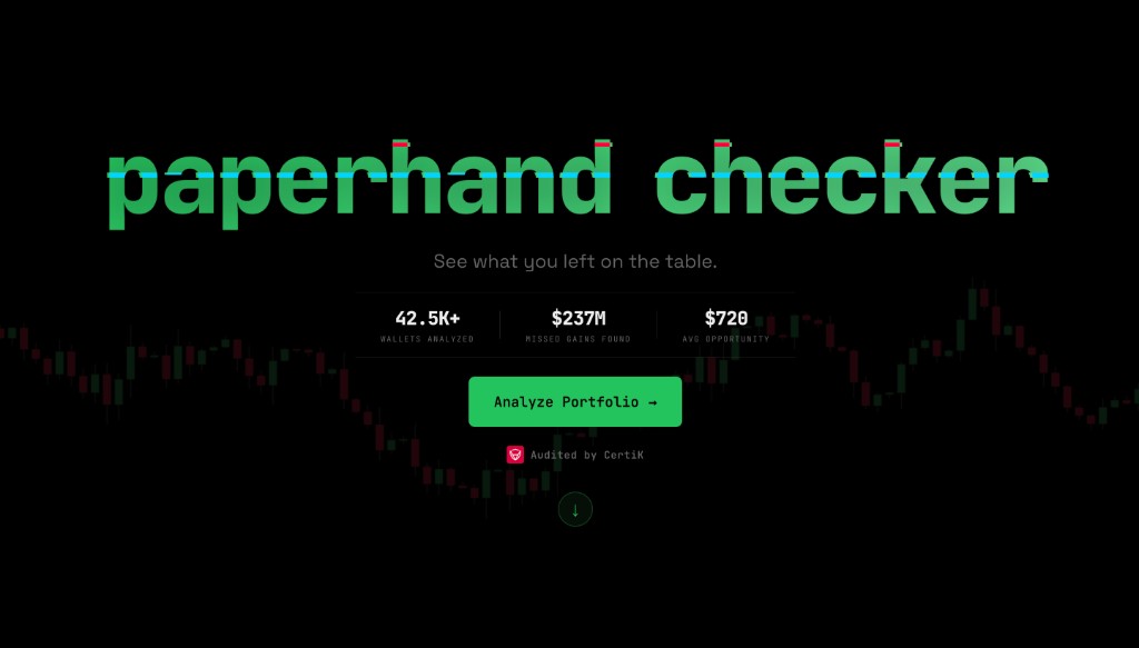 paperhand checker landing preview